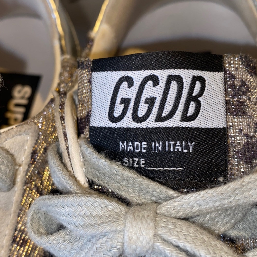 Golden Goose Superstar White  Snake skin toe-eur 38 - Picture 5 of 14
